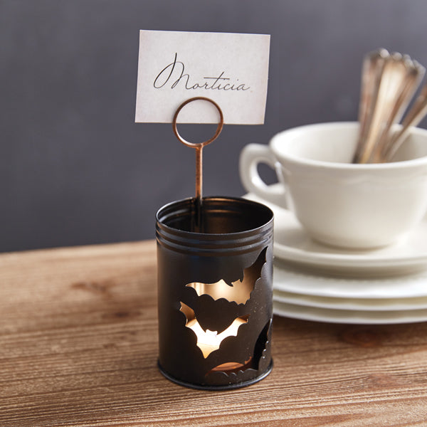 Bats Luminary Place Card Holder Set of 4