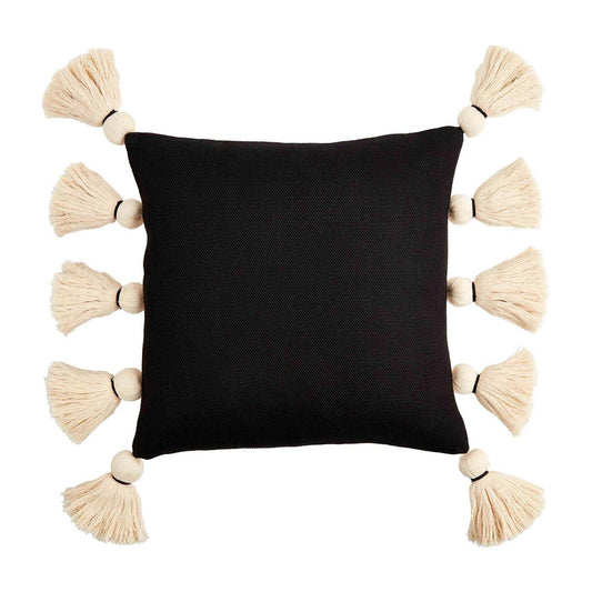 Black Tassel Pillow