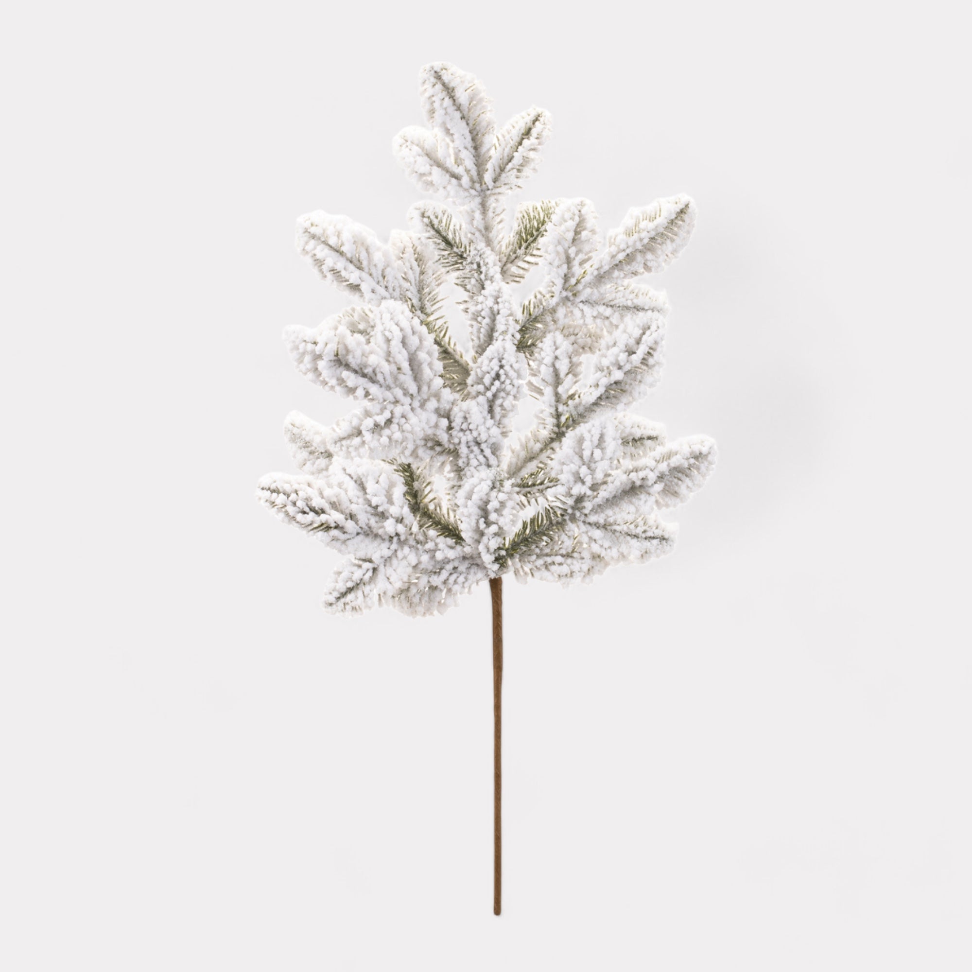 Flocked Pine Branch 24"