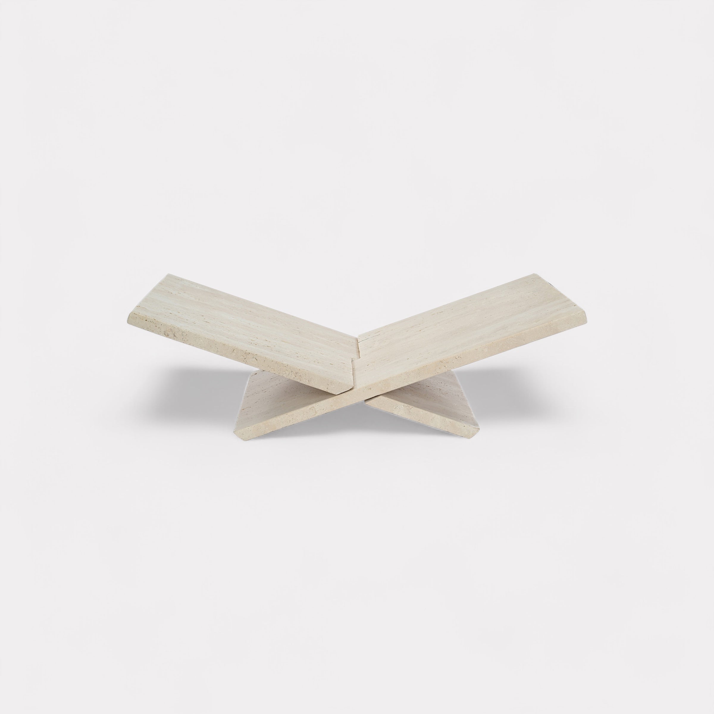 Tan Travertine Bookstand