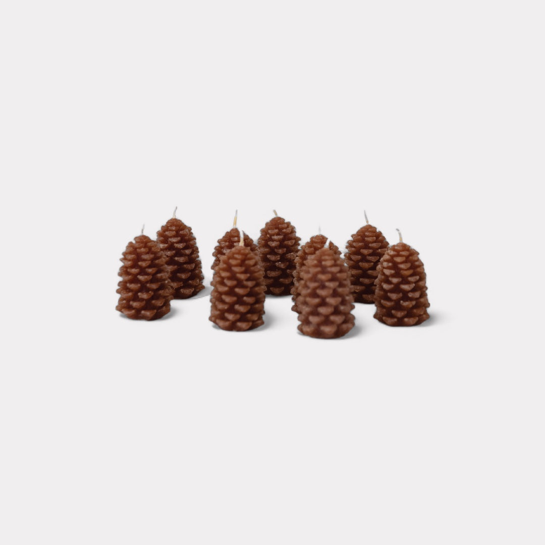 Unscented Pinecone Shaped Tealights