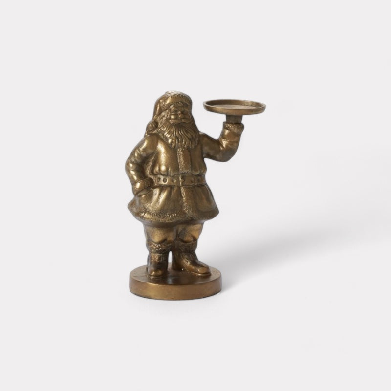 Saint Nick Figurine – Antique Gold